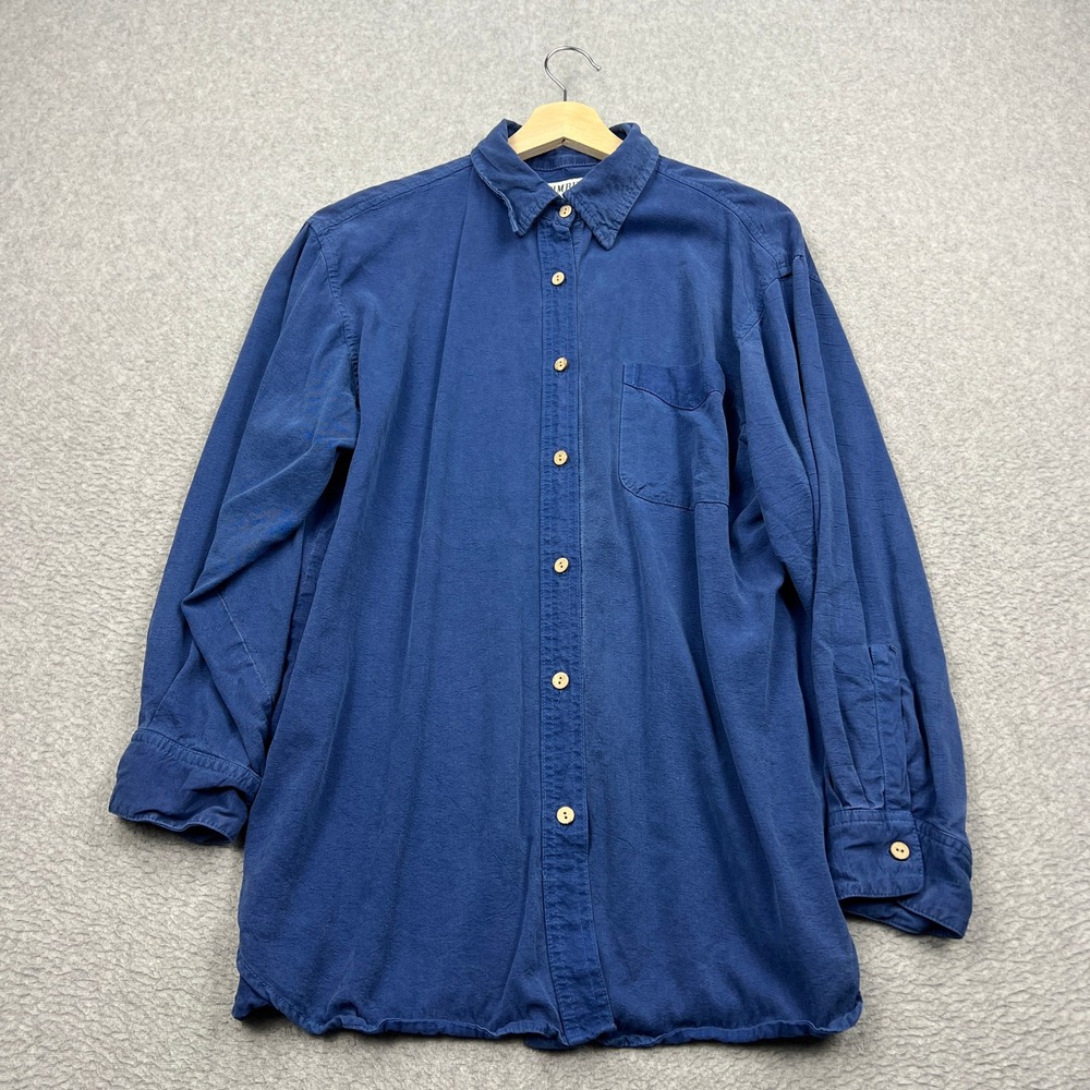 Timbuktu Station Shirt Womens Size 3 Blue Long Sleeve Button Up Pocket Relaxed